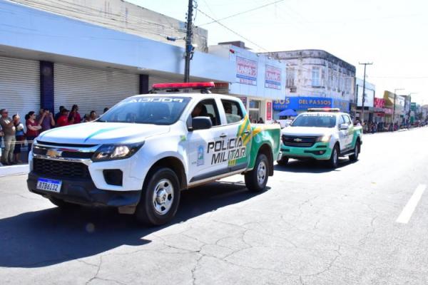 Desfile C&iacute;vico marca as comemora&ccedil;&otilde;es pela Independ&ecirc;ncia do Brasil em Floriano.(Imagem:Secom)