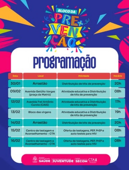 Bloco da Prevenção leva saúde e conscientização ao Carnaval de Floriano