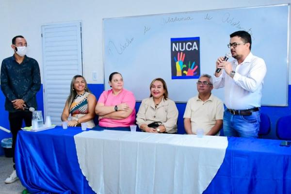  Prefeitura de Floriano realiza lan&ccedil;amento do NUCA na Escola Municipal Jos&eacute; Francisco Dutra(Imagem:Secom)