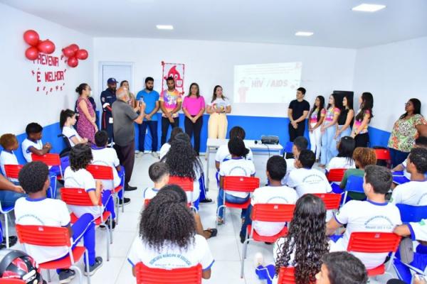 Bloco da Preven&ccedil;&atilde;o promove conscientiza&ccedil;&atilde;o sobre IST entre jovens e adolescentes(Imagem:Secom)