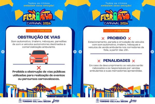Carnaval em Floriano: respeito às regras garante festa segura e organizada.(Imagem:Reprodução/Instagram)