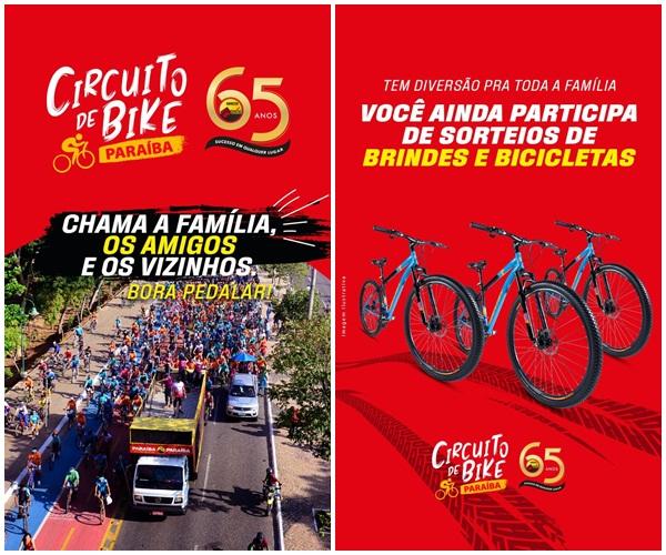 Circuito de Bike Para&iacute;ba(Imagem: Divulga&ccedil;&atilde;o)