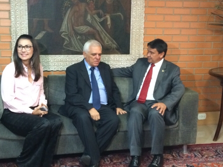Presidente da Assembleia Legislativa recebe governador eleito