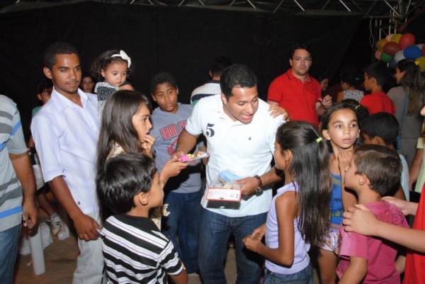 Prefeitura realizou festa em homenagem ao Dia das Crianças em Barão de Grajaú.(Imagem:Reprodução/Facebook)