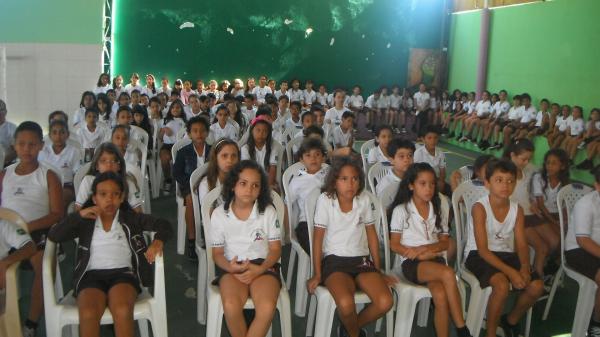 Secretária de Meio Ambiente ministrou palestra na Escola Pequeno Príncipe.(Imagem:FlorianoNews)