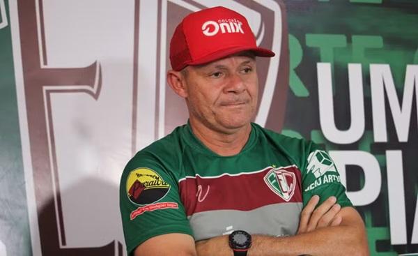Técnico do Fluminense-PI, Guerreiro cita fase do River-PI e projeta: "Jogo mais complicado"