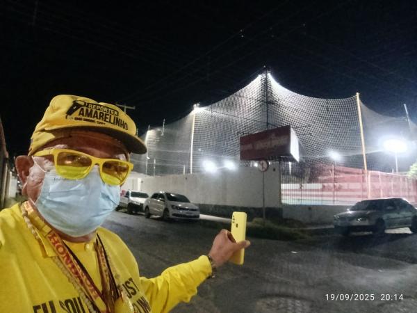 Rep&oacute;rter Amarelinho(Imagem:FlorianoNews)