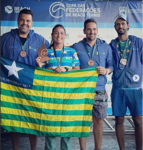 Piauienses sobem ao pódio pela primeira vez em Copa de Beach Tennis