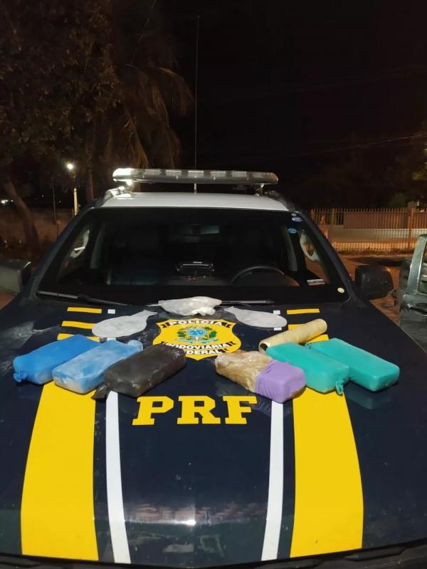 PRF apreende pasta base de cocaína avaliada em R$ 720.000 Mil no Sul do Piauí