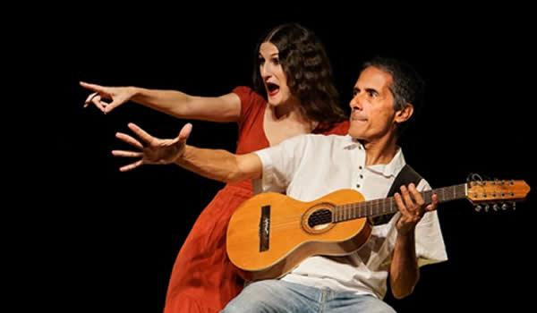Floriano recebe Josiane Geroldi e Paulo Freire no espetáculo