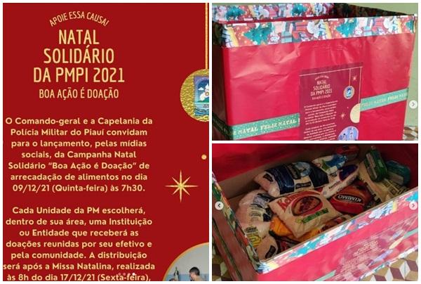 Campanha Natal Solid&aacute;rio da PMPI (Imagem:Divulga&ccedil;&atilde;o/Instagram)