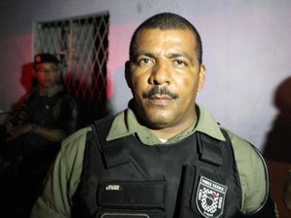 Soldado Renato Rodrigues, do 8&ordm; Batalh&atilde;o da Pol&iacute;cia Militar (Imagem:Ellyo Teixeira/G1)
