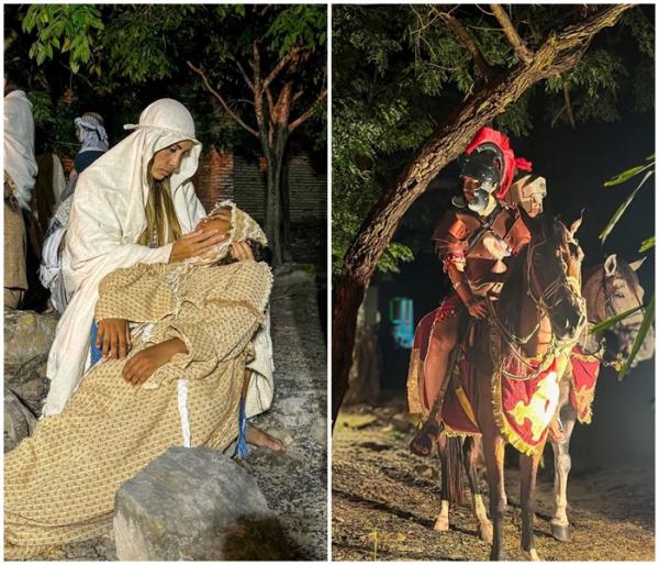 Produtores ajustam últimos detalhes para Paixão de Cristo em Floriano(Imagem:Divulgação)