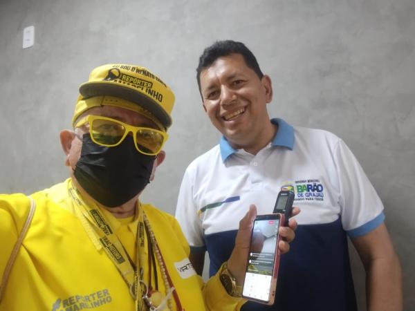  Idal&eacute;cio Nogueira, controlador do munic&iacute;pio de Bar&atilde;o de Graja&uacute;.(Imagem:FlorianoNews)