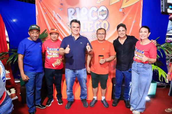 Ciro Nogueira participa do tradicional Zé Pereira de José de Freitas(Imagem:Ascom)