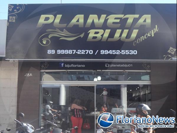 Casal de empresários reinaugura a loja Planeta Biju em Floriano.(Imagem:FlorianoNews)