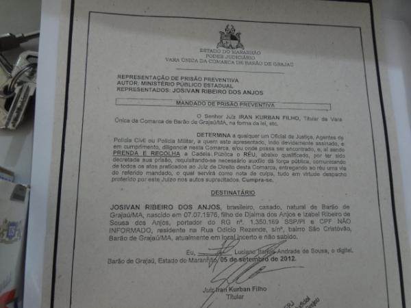 Acusado de matar a mulher se apresenta à delegacia em Barão de Grajaú.(Imagem:FlorianoNews)