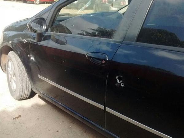Carro apreendido com suspeitos em opera&ccedil;&atilde;o que impediu resgate de presos.(Imagem: Jo&atilde;o Ricardo/G1)