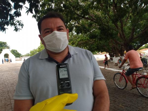 Jussinaldo Duarte, diretor da Vigil&acirc;ncia Sanit&aacute;ria(Imagem:FlorianoNews)