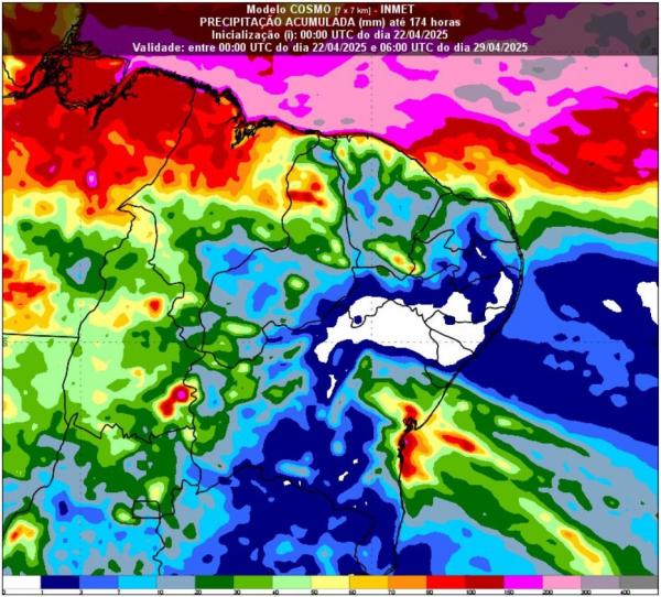 Chuvas intensas devem persistir no Piauí até o fim de abril, alerta Semarh.(Imagem:Divulgação)