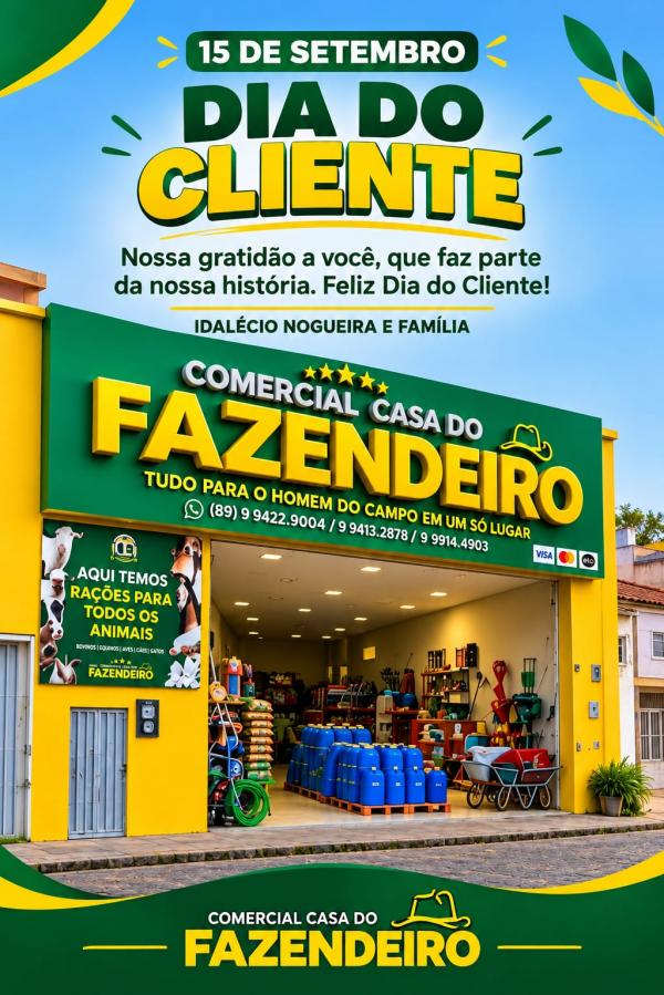  Casa do Fazendeiro celebra o Dia do Cliente com gratid&atilde;o e variedade de produtos em Bar&atilde;o de Graja&uacute;.(Imagem:Divulga&ccedil;&atilde;o)