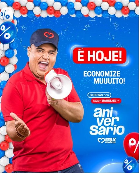 Aniversário do Grupo Mateus chega a Floriano com 30 dias de ofertas imperdíveis e preços baixos