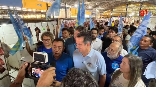 Joel Rodrigues inicia campanha em Teresina.(Imagem:Vit&oacute;ria Luna - TV Clube)