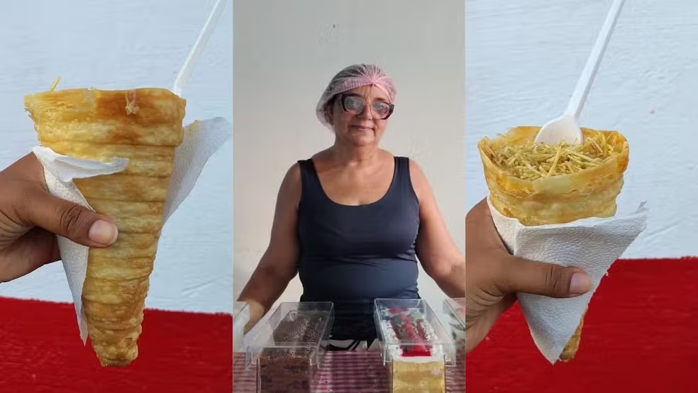 Empreendedora aposta em 'canudão' recheado de 18 cm e atrai clientes em Teresina
