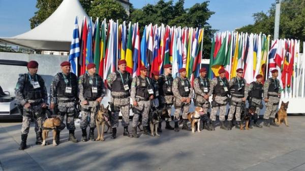 Fury atuou na For&ccedil;a Nacional durante as Olimp&iacute;adas de 2016, no Rio de Janeiro.(Imagem:Arquivo Pessoal/Alo&iacute;sio Tavares)