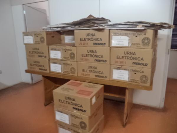 Urnas eletr&ocirc;nicas(Imagem:FlorianoNews)