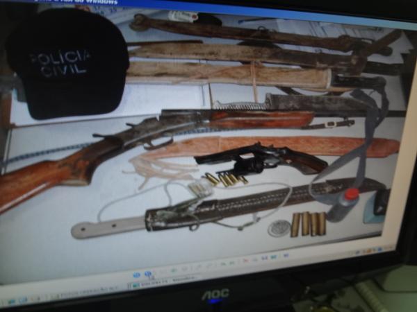 Pol&iacute;cia Civil prende quadrilha armada na divisa de Alvorada do Gurgu&eacute;ia e Manoel Em&iacute;dio.(Imagem:FlorianoNews)