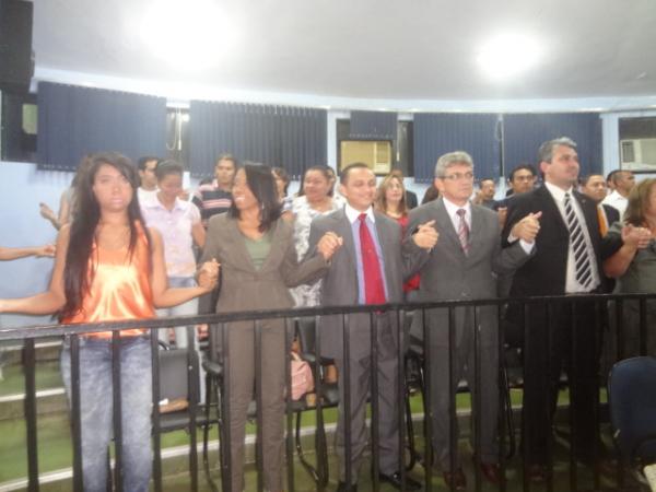 Abertura do ano legislativo na C&acirc;mara Municipal de Floriano. (Imagem:FlorianoNews)
