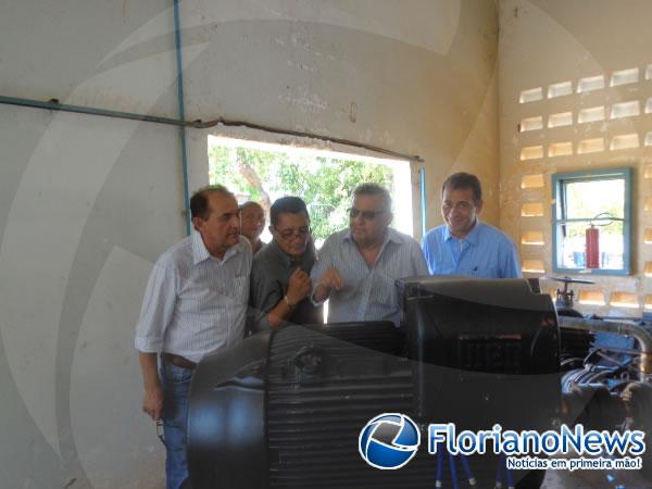 Vistoria feita pelo Prefeito Gilbeto J&uacute;nior e equipe.(Imagem:FlorianoNews)