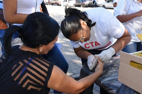 Dia Mundial de Luta Contra as Hepatites Virais é marcado por ações no centro de Floriano.(Imagem:Silvio Rui)