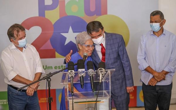 Regina Sousa(PT) e Wellington Dias (PT)(Imagem:Renato Andrade/Cidadeverde.com )