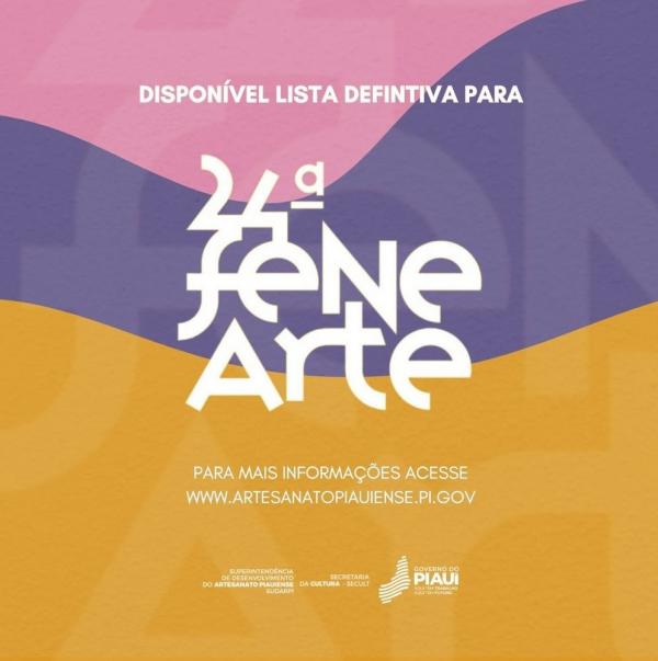 Sudarpi divulga resultado final dos artesãos selecionados para a 24ª Fenearte