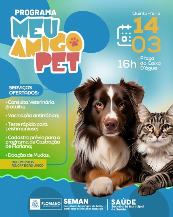 Secretarias de Meio Ambiente e Sa&uacute;de se unem para oferecer consultas veterin&aacute;rias gratuitas, vacina&ccedil;&atilde;o contra raiva e mais na Pra&ccedil;a da Caixa D