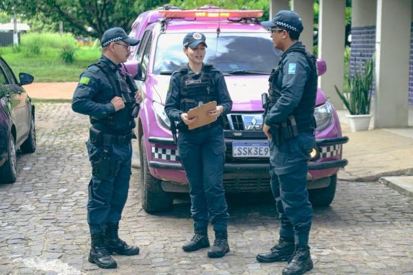 Patrulha Maria da Penha da Pol&iacute;cia Militar do Piau&iacute;.(Imagem: Jo&atilde;o Allbert)