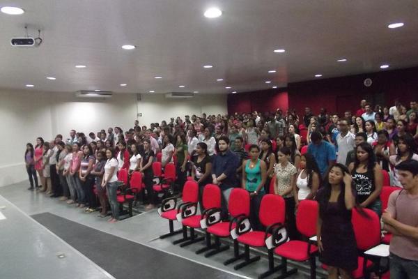 Realizada Aula Inaugural do Pr&eacute;-Vestibular da UFPI.(Imagem:FlorianoNews)