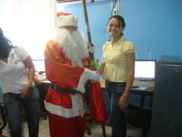 Momento Papai Noel(Imagem:reda&ccedil;&atilde;o)
