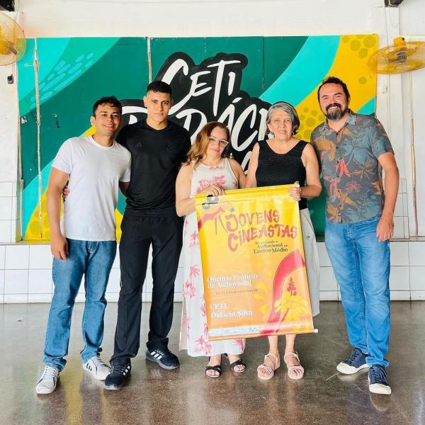 Projeto Jovens Cineastas oferece capacitação em cinema para estudantes de três escolas de Teresina.(Imagem:Divulgação)