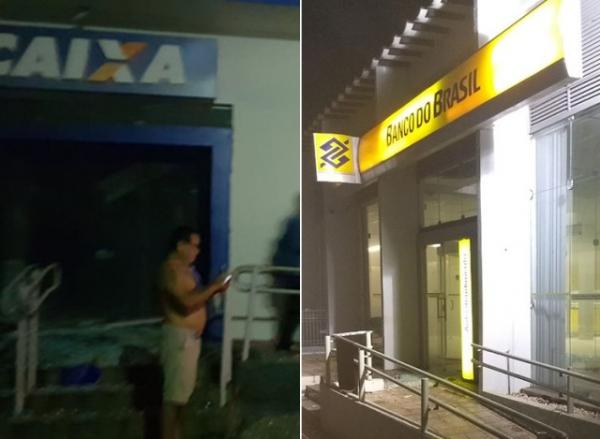 Grupo com mais de 15 homens invade cidade e explode agências no interior do Piauí.(Imagem:Piracurucaaovivo)