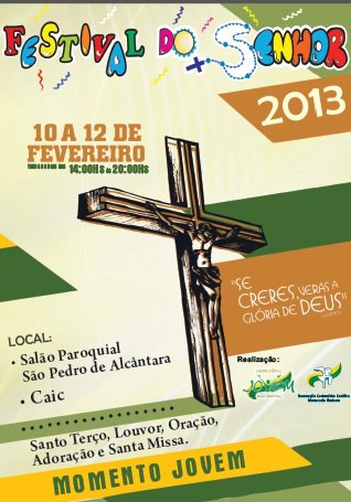Renovação Carismática e Paróquias realizarão carnaval do Senhor