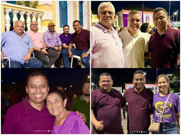 Deputado Francisco Costa participa da procissão de Bom Jesus dos Passos em Oeiras.(Imagem:Reprodução/Instagram)
