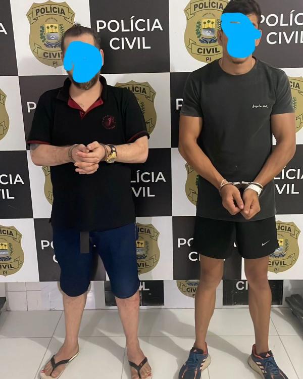  Pol&iacute;cia Militar prende dois homens em Floriano por sequestro e porte ilegal de arma(Imagem:Divulga&ccedil;&atilde;o/PM)
