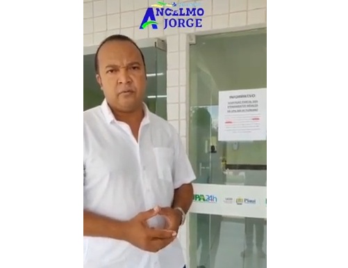 Vereador pede atenção dos representantes do povo devido a suspensão parcial de atendimentos na UPA