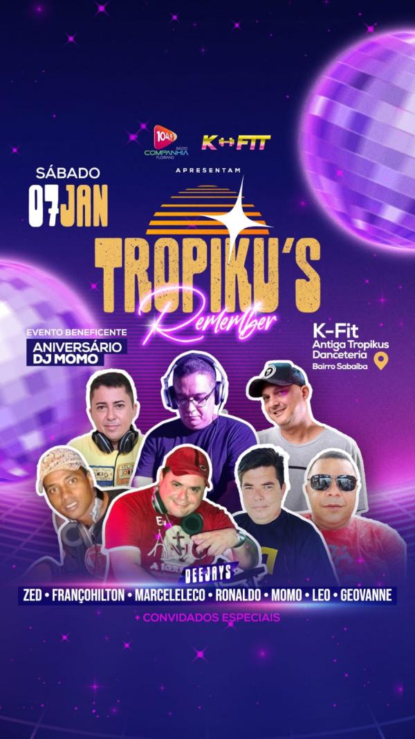 "Tropikus Remember" resgata memórias de antiga danceteria de Floriano