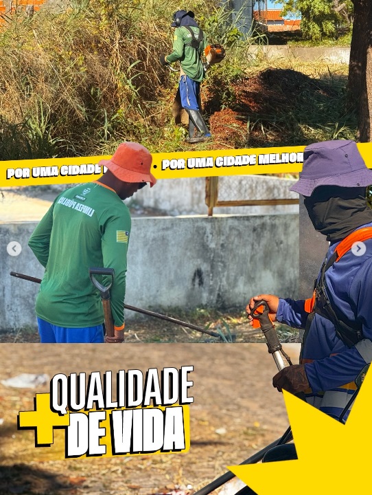 Prefeitura de Floriano intensifica serviços de limpeza urbana no bairro Alto da Cruz