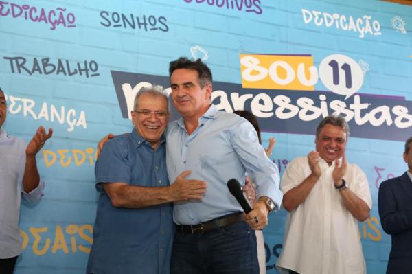 Ciro Nogueira celebra filiação de João Vicente Claudino(Imagem:Ascom)