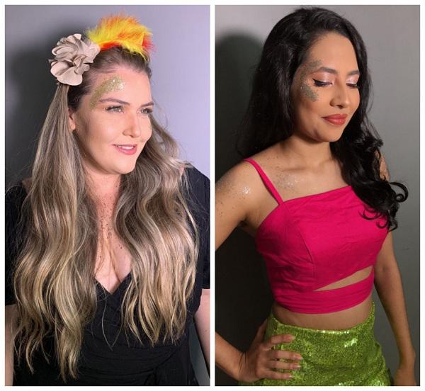 Maquiagem b&aacute;sica para o Carnaval.(Imagem:Reprodu&ccedil;&atilde;o/Instagram)